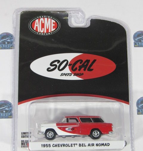 1955 CHEVROLET BEL AIR NOMAD LIMITED EDITION SO- CAL SPEE DSHOP ACME 1:64
