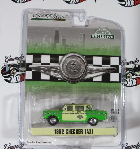 1982 CHEKER TAXI EXCLUSIVE GREENLIGTH 1:64