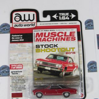 1967 CHEVY CHEVELLE SS MUSCLE MACHINES AUTO WORLD AW 1: 64