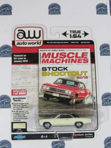 1967CHEVROLET CHEVELLE SS MUSCLE MACHINES AUTO WORLD 1:64